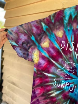 Image of XL Disrespect Your Surroundings Tie Dye Shirt 4