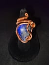 Adjustable Lapis Lazuli Ring #1, Afghanistan 