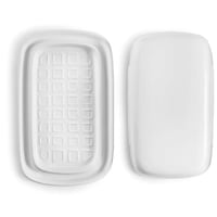 Image 2 of Mantequillera cerámica blanca