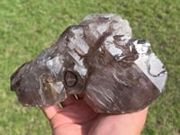 Image 25 of Smoky Quartz & Red Rutile Enhydro Multi Terminated Crystal | Zambia #3052