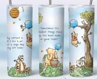 blue Pooh 20oz tumbler 