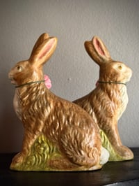 Image 9 of Chalkware Rabbit Pair (2 options)