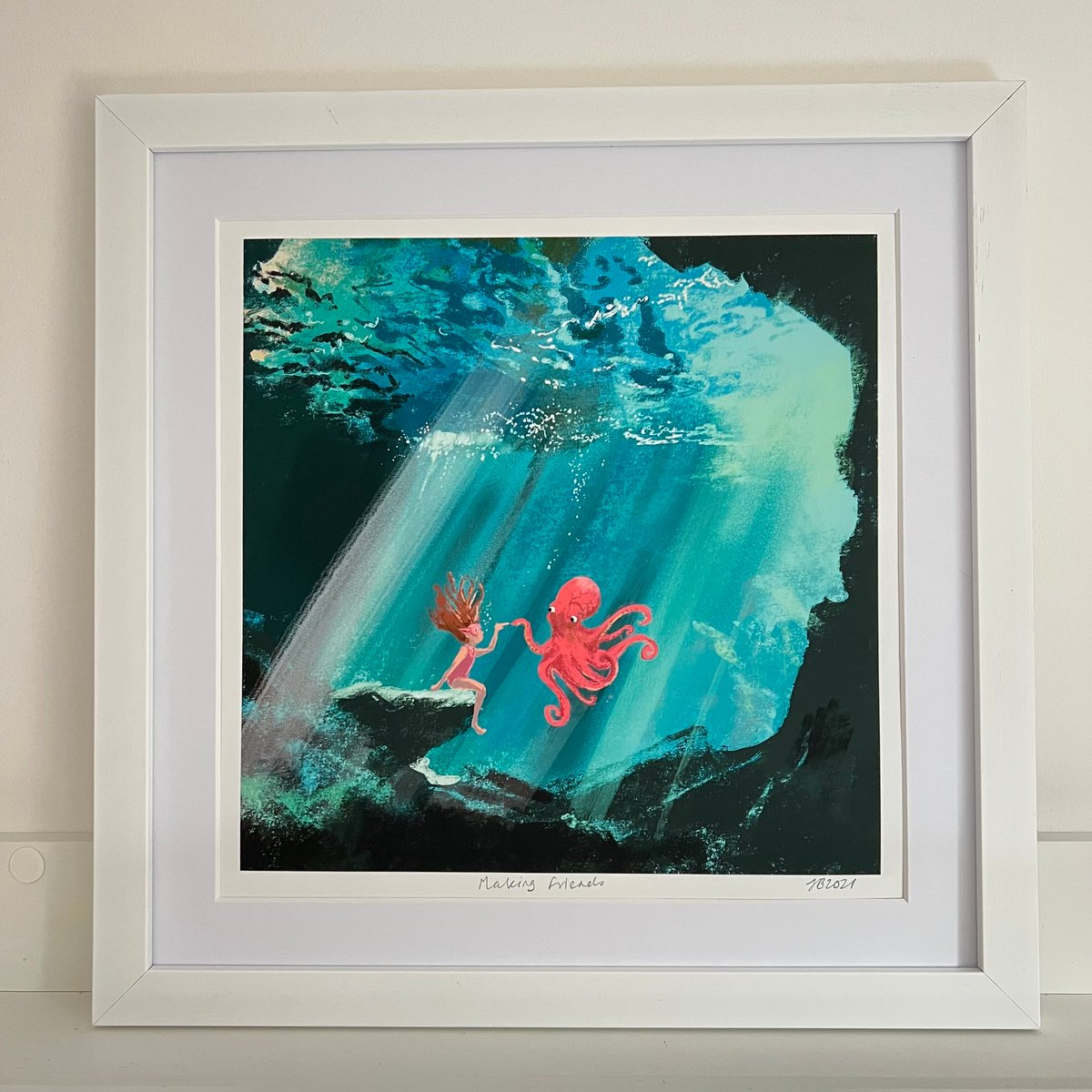Image of 'Making Friends' Archive Quality Print