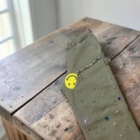 Image 5 of Carpenter Smiley Jeans 👖with ŚŤŸŁĘŠBŶŁÄŇÏ 💎 BĒĀĘÐÈĎ🧿 ĶÑËĘ 🦵🏿