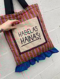 Image 3 of Bolsiña feita a man. HABELAS HAINAS. Deseño exclusivo!