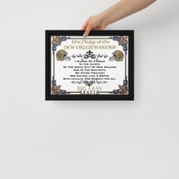 Big Easy Mafia “Saints Pledge” Framed canvas