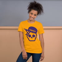 Image 2 of My Purple Skull Has Passion Unisex T-Shirt