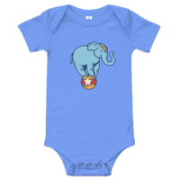 Image 6 of Baby short sleeve one piece (circus elephant) 