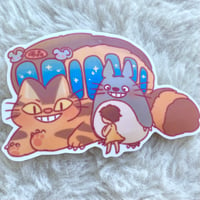Totoro & Cat Bus Stickers