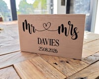 Image 1 of Mr & Mrs Plaque