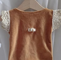 Image 2 of Newborn bodysuit for photo shoots | Molly | cinnamon | fotorequisiten