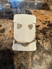 Image 2 of 2pc Hearts Girl Set