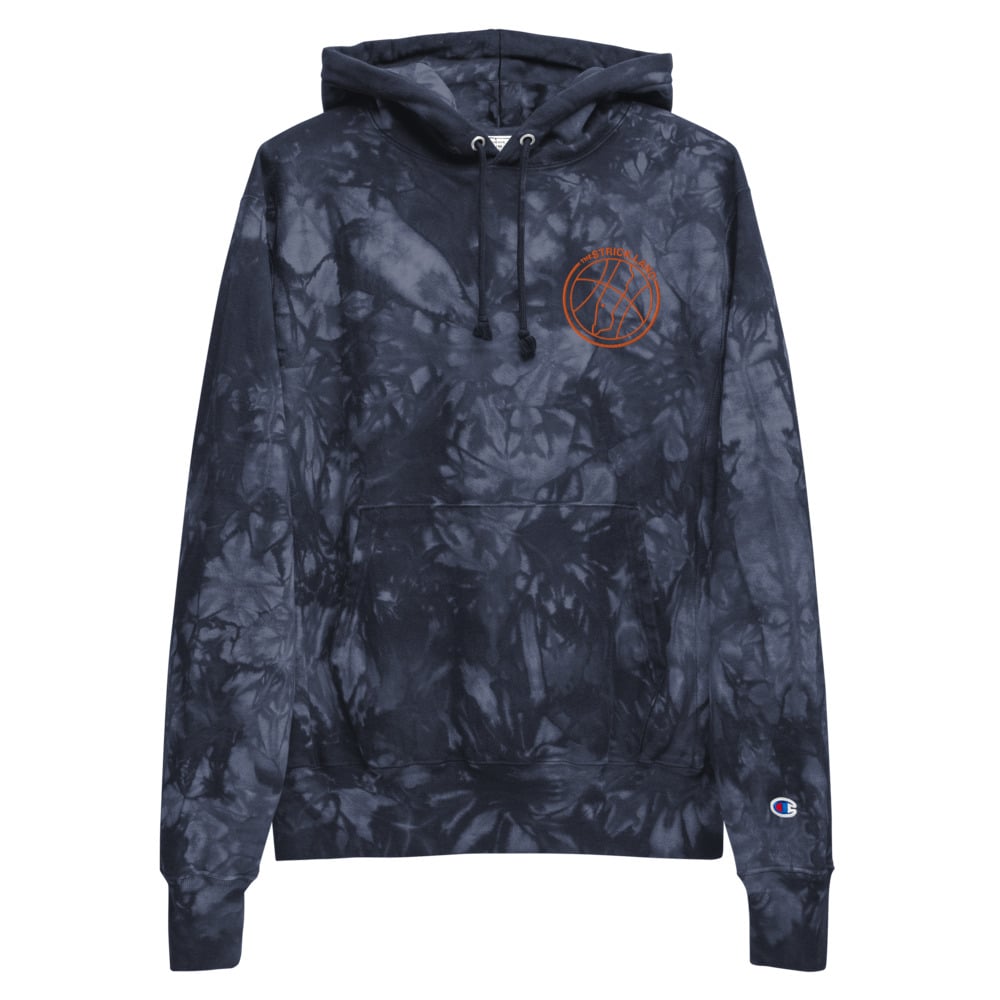 The Strickland Logo Champion Tie-Dye Hoodie