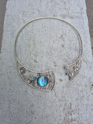 Blue necklace 