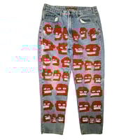 bunch o faces //  38x32