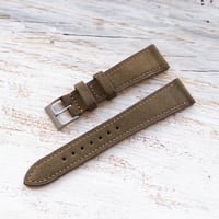 Image 4 of 20mm Hunter Green Suede Strap