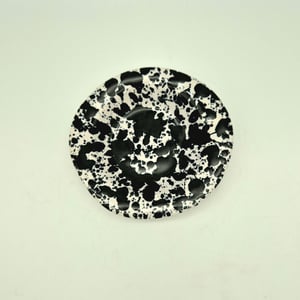 Image of LILAC AND BLACK ODE TO ENAMELWARE SMALL BOWL