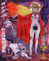 Image 1 of  Lair of Babylon Original Watercolor Painting 
