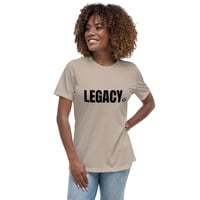 Image 1 of Women's "Legacy"(black logo) Relaxed T-Shirt