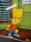 Bart Simpson holo-artprint