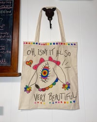 Image 1 of Hand Painted Tote Bag