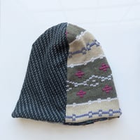 Image 4 of Upcycled Reversible Beanie Cotton Blend 1