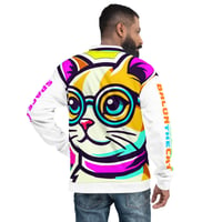 Image 3 of BACON THE CAT Unisex Bomber Jacket