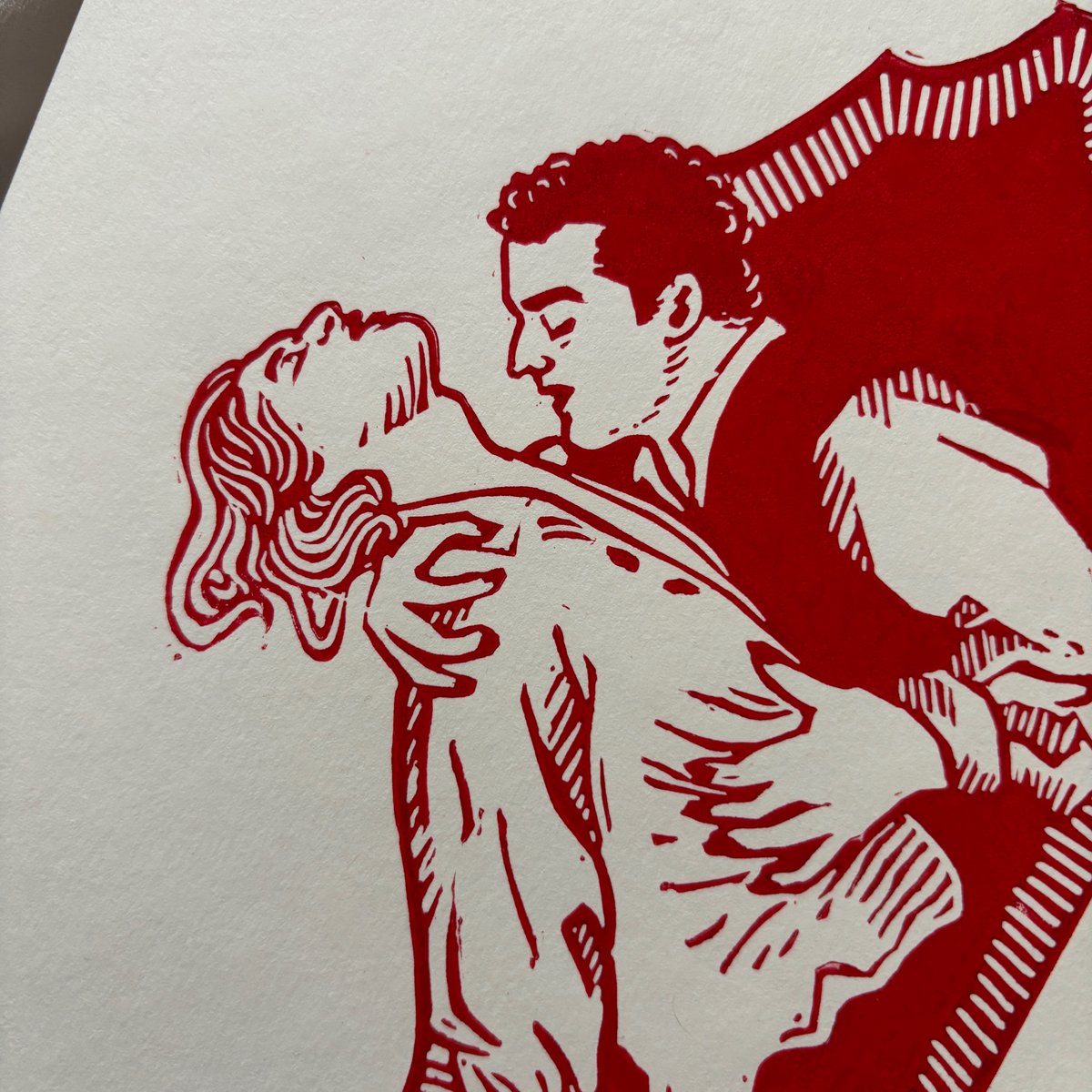 Image of Interview with the Vampire Lino Print