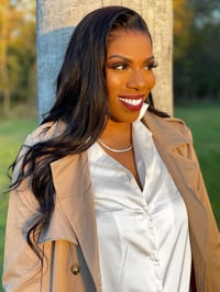 Image 1 of The ULTIMATE MELTED WIG! FULLY CUSTOMIZED 22 inch HD CLEAR LACE body wave WIG