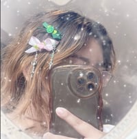 Image 2 of Beaded Bow Clip