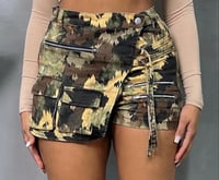 Image 1 of Camo Denim Skort