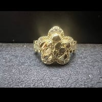 Image 9 of 14k Gold Plated Nugget Rings