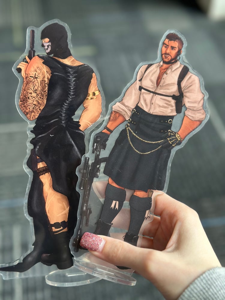 Image of Ghost and Soap 200mm Acrylic Standees