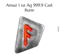 Image 4 of Germania Mint 1 Oz Silver Rune Cast Bar (6 options)