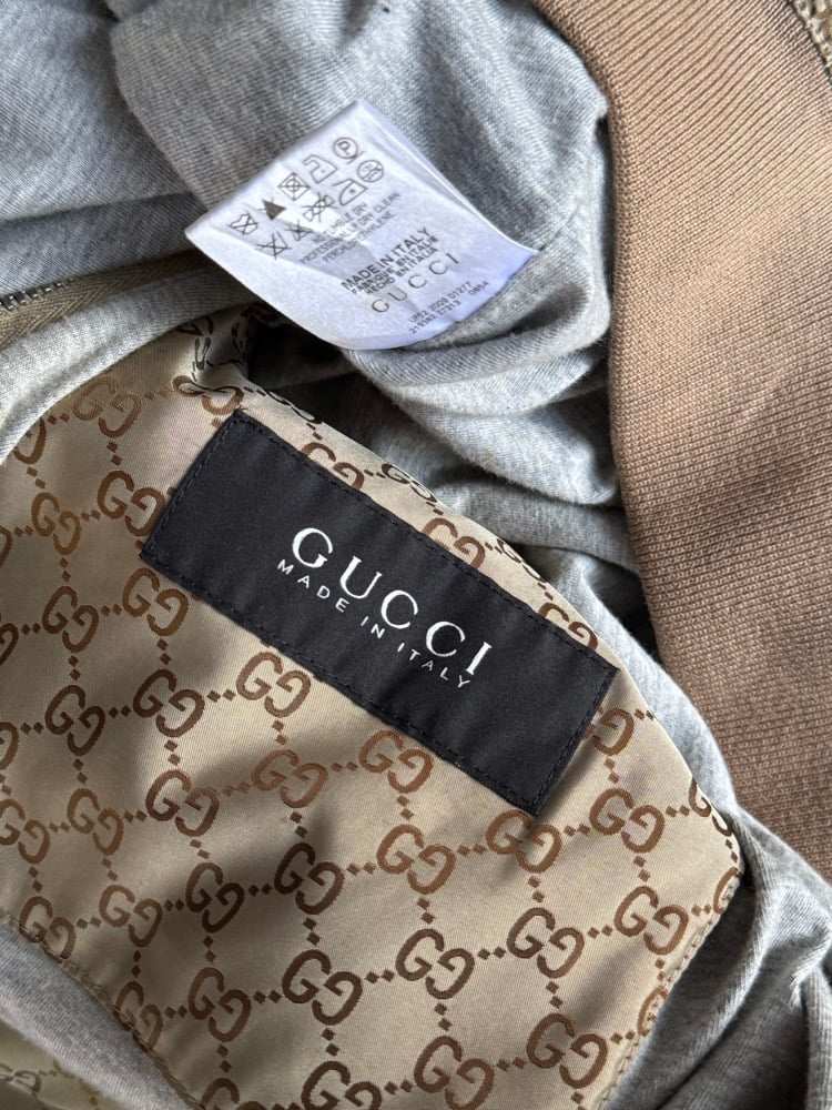 Image of Gucci 2009 Silk Monogram Jacket