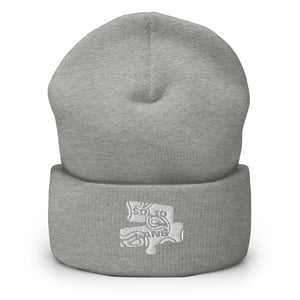 Image of White Paisley Logo Beanie 2