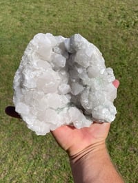 Image 19 of UV Fujian Calcite With Green Fluorite Specimen #890