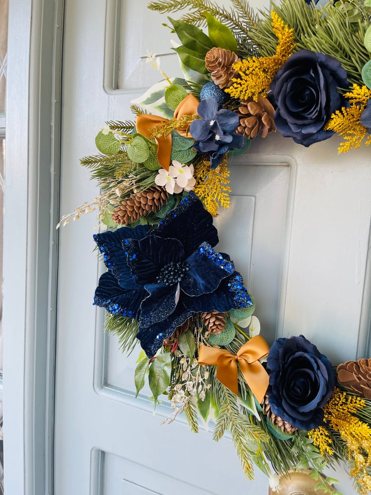 Image of 50cm Navy and Gold 