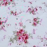 Image 3 of Made to Order - 'Opal' Elegant Blush Pink Rose Floral Bouquets Vintage Style Eiderdown