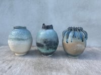 Image 1 of Stoneware Vessel Trio 1