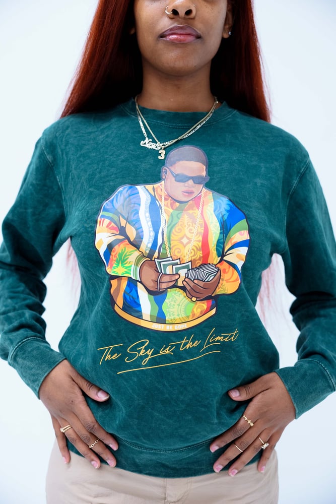 Image of Vintage Emerald Sky is the Limit crewneck