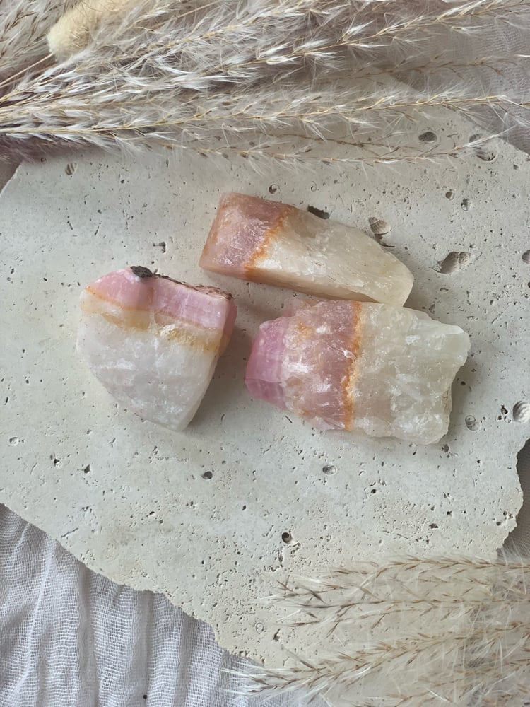 Image of Pink Aragonite AAA Grade Raw Pieces 