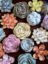 Flower & Succulent Magnets - Cute Plant Fridge & Locker Decor