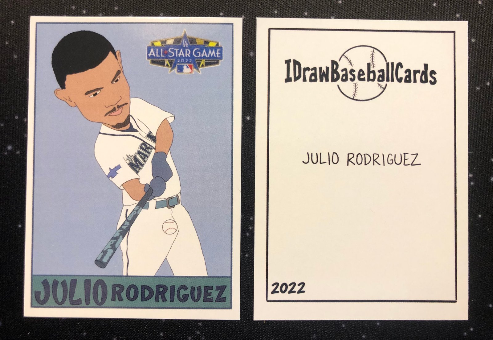 Julio Rodriguez  I Draw Baseball Cards