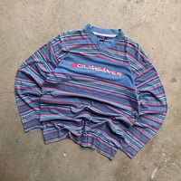 Image 1 of 90's QUIKSILVER SPELLOUT LONG SLEEVE TOP