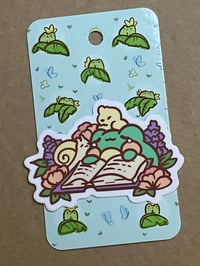 Storyteller froggo: Vinyl Sticker 2 in