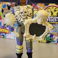Image 3 of Vintage Super Naturals Skull Action Figure with Accessories – 1980s