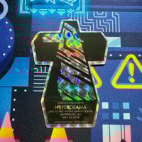Hyperdrama Tour Red Rocks Cross - Prismatic Vinyl Sticker