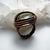 Image 5 of Labradorite and Copper Ring