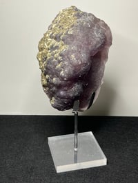 Image 13 of Purple Botryoidal Fluorite With Cubic Pyrite Display Specimen | Hunan China #2662